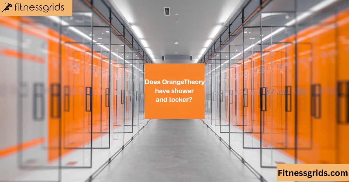 orange Theory shower and locker