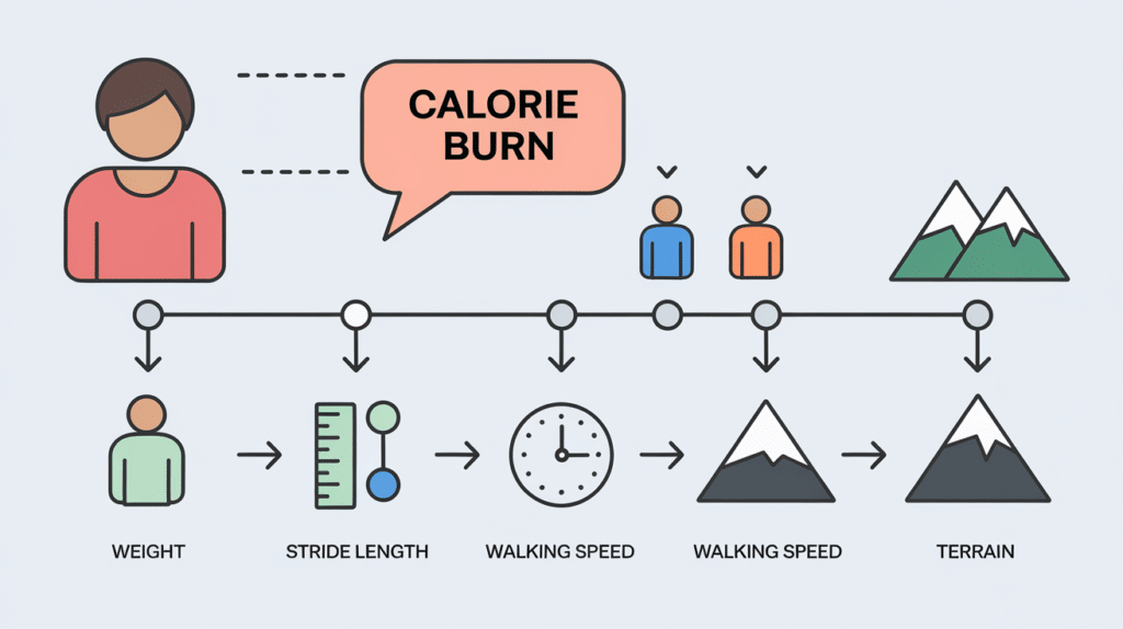 Key Factors Affecting Calorie Burn and Steps Taken